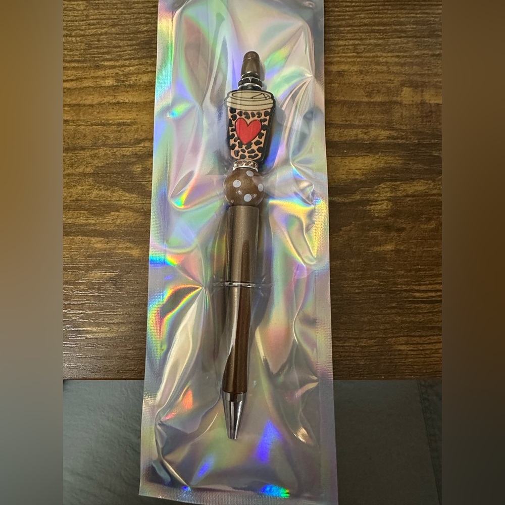 Handmade beaded pen